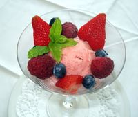 Erdbeeren Dessert